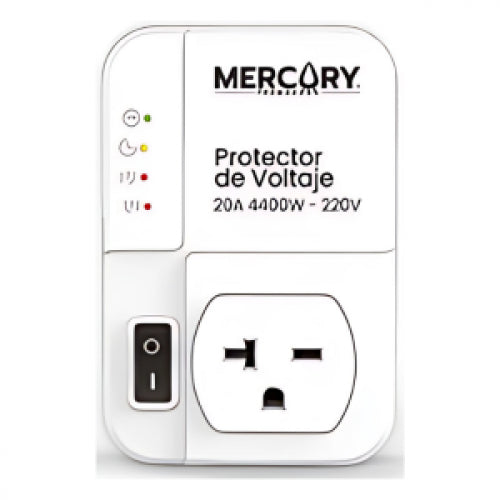 Protector De Voltaje 20A 4400W 220V/AC Mercury Blister (i:1 m:50)