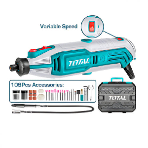 Moto Tool Mini 130w V/Variable Incluye 109 Pzs Total (Utg513326)