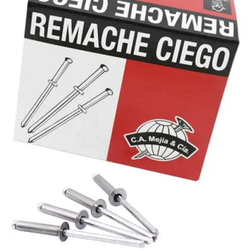 Remache Ciego 5-4 (5/32-3/8) Natural X UND CA Mejía
